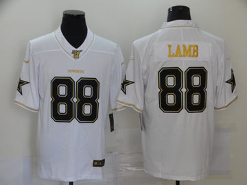 CeeDee Lamb Dallas Cowboys white jersey