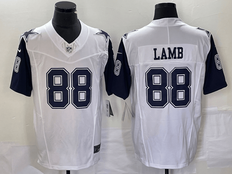 CeeDee Lamb Dallas Cowboys white FUSE jersey