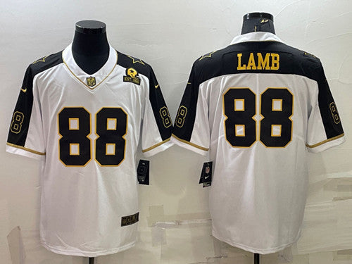 CeeDee Lamb Dallas Cowboys white Limited jersey