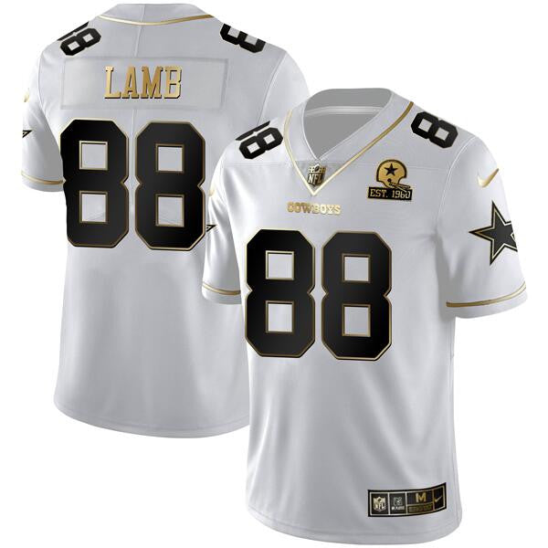 CeeDee Lamb Dallas Cowboys white Limited jersey