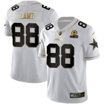 CeeDee Lamb Dallas Cowboys white Limited jersey