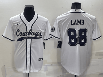 CeeDee Lamb Dallas Cowboys white jersey