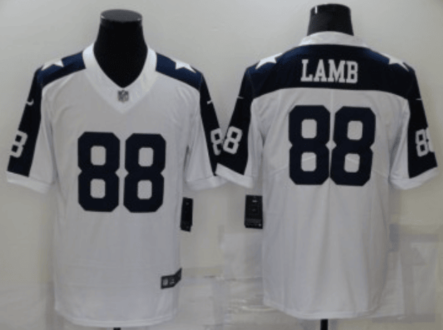 CeeDee Lamb Dallas Cowboys white Vapor jersey