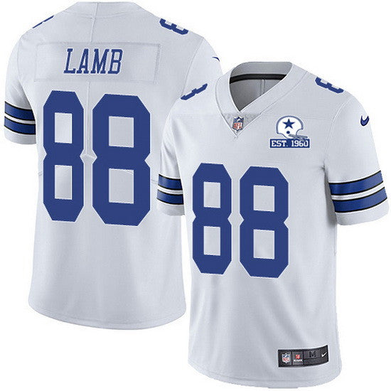 CeeDee Lamb Dallas Cowboys white Limited jersey