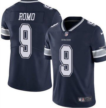 Tony Romo Dallas Cowboys navy Vapor jersey
