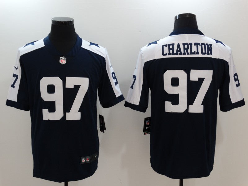 Taco Charlton Dallas Cowboys navy Vapor jersey