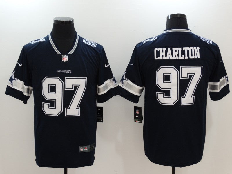 Taco Charlton Dallas Cowboys navy Vapor jersey