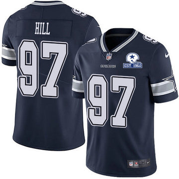 Trysten Hill Dallas Cowboys navy Limited jersey