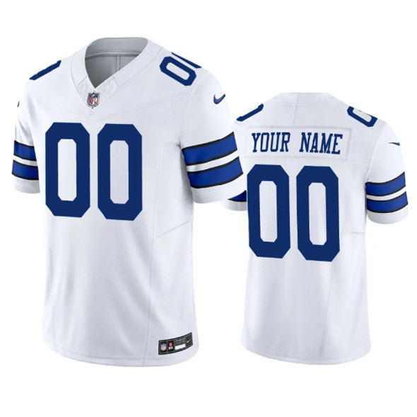 Custom Dallas Cowboys white Limited jersey