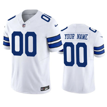 Custom Dallas Cowboys white Limited jersey