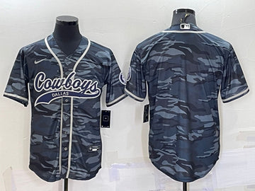 Blank Gray Dallas Cowboys camo Camo jersey