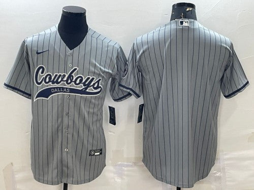 Custom Dallas Cowboys gray jersey