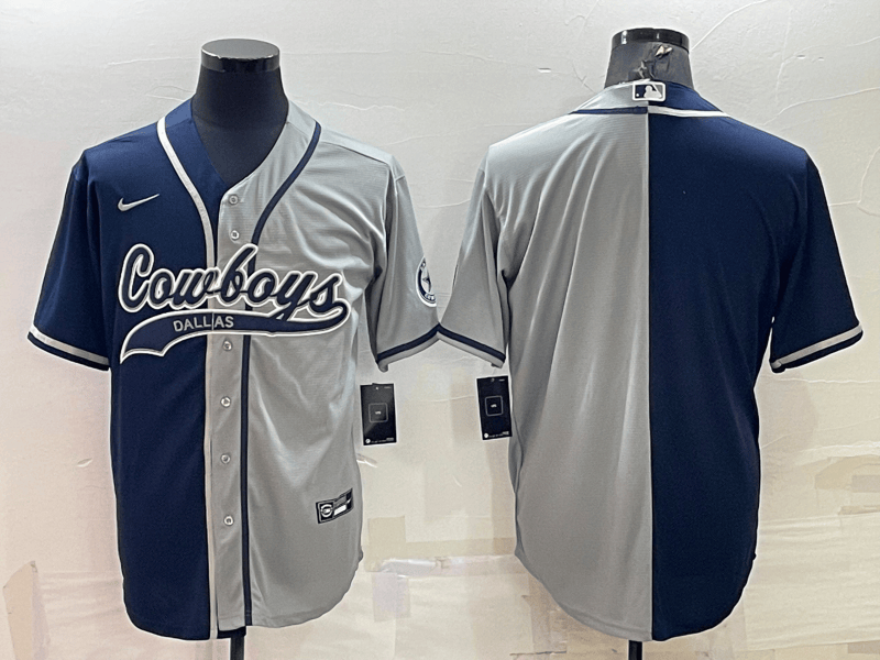 Custom Dallas Cowboys navy jersey