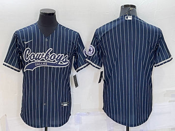 Custom Dallas Cowboys navy jersey