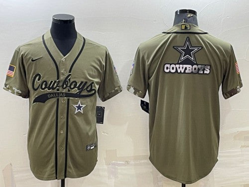 Dallas Cowboys olive Salute To Service jersey