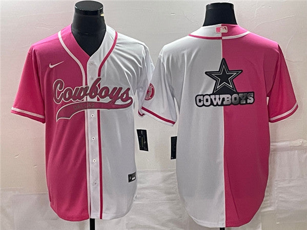 Dallas Cowboys pink Split jersey