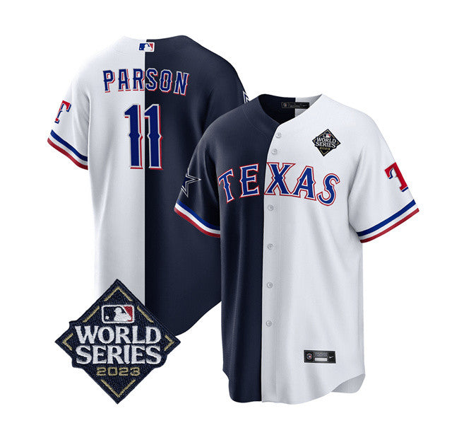 Texas Rangers Micah Parsons Dallas Cowboys navy jersey