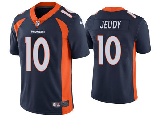 Jerry Jeudy Denver Broncos navy Vapor jersey