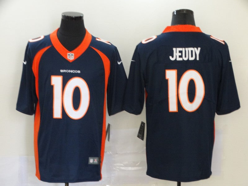 Jerry Jeudy Denver Broncos navy Vapor jersey