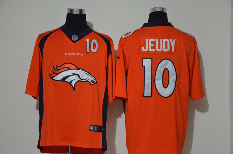 Jerry Jeudy Denver Broncos orange Vapor jersey