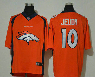 Jerry Jeudy Denver Broncos orange Vapor jersey