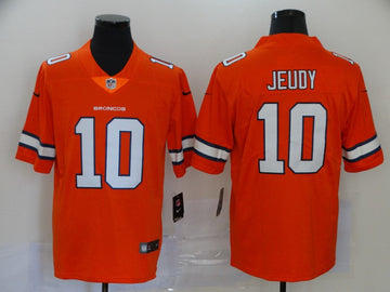 Jerry Jeudy Denver Broncos orange Color Rush jersey