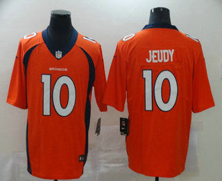 Jerry Jeudy Denver Broncos orange Vapor jersey