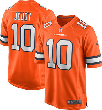 Jerry Jeudy Denver Broncos orange Game jersey