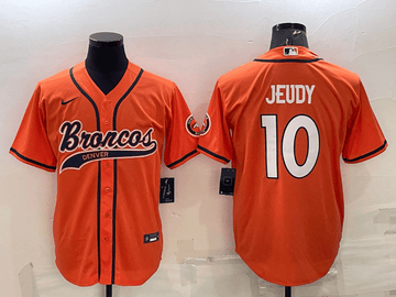 Jerry Jeudy Denver Broncos orange jersey