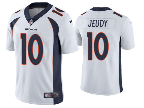 Jerry Jeudy Denver Broncos white Vapor jersey