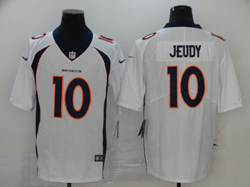 Jerry Jeudy Denver Broncos white Vapor jersey
