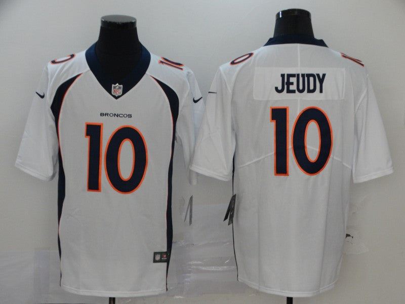 Jerry Jeudy Denver Broncos white Vapor jersey