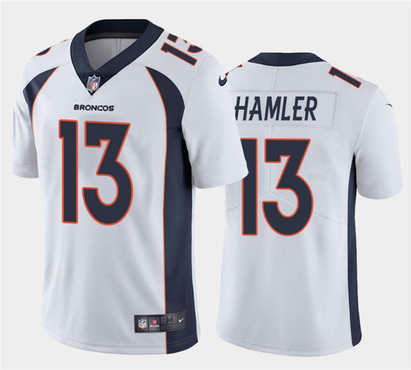 KJ Hamler Denver Broncos white Vapor jersey