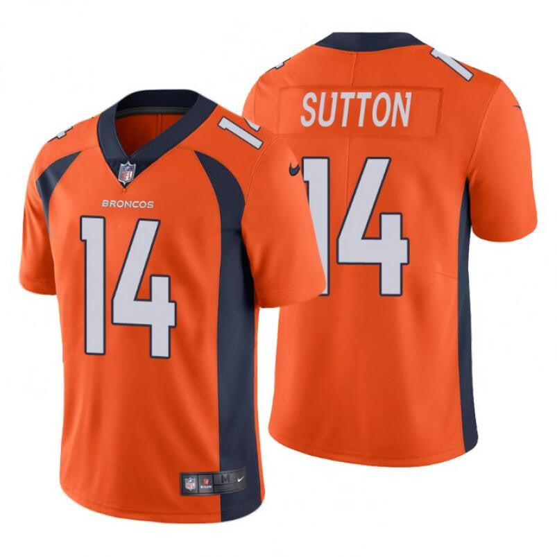 Courtland Sutton Denver Broncos orange Vapor jersey