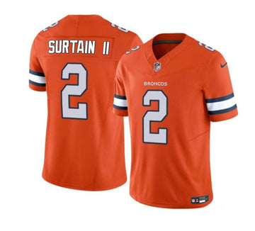 Pat Surtain II Denver Broncos orange Untouchable jersey