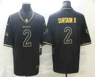 Patrick Surtain II Denver Broncos black jersey