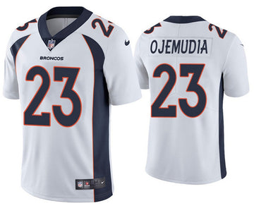 Michael Ojemudia Denver Broncos white Vapor jersey
