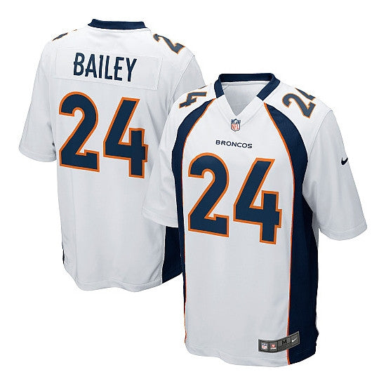 Champ Bailey Denver Broncos white Vapor jersey