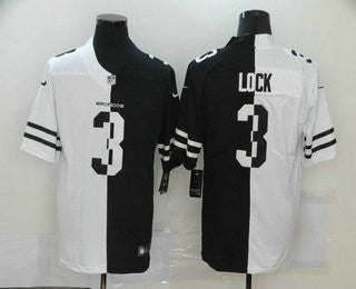 Drew Lock Denver Broncos white Vapor jersey