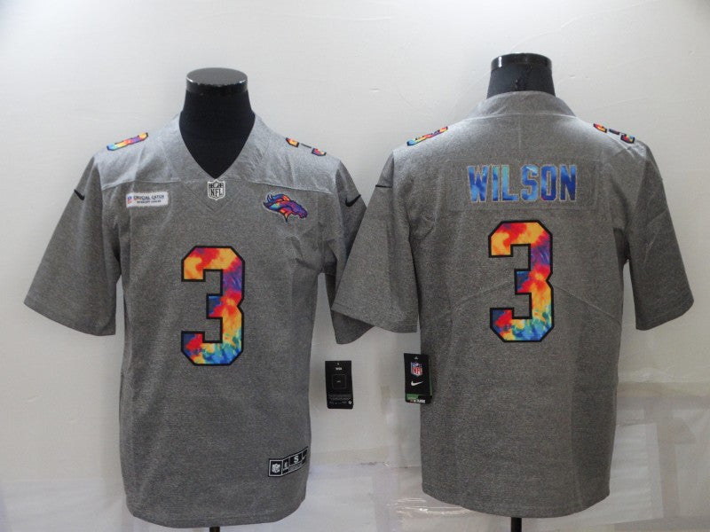 Russell Wilson Denver Broncos grey Limited jersey