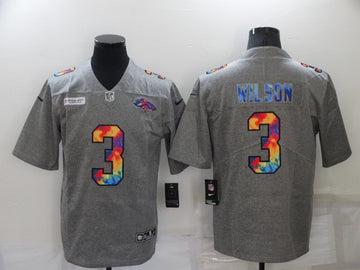 Russell Wilson Denver Broncos grey Limited jersey