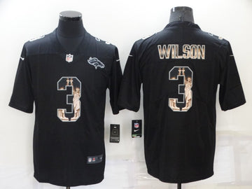 Russell Wilson Denver Broncos black Limited jersey