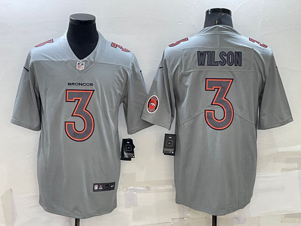 Russell Wilson Denver Broncos gray Fashion jersey
