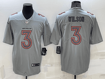 Russell Wilson Denver Broncos grey Vapor jersey