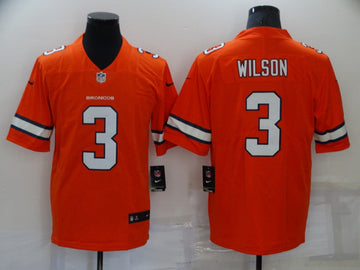Russell Wilson Denver Broncos orange Color Rush jersey