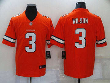 Russell Wilson Denver Broncos orange Color Rush jersey