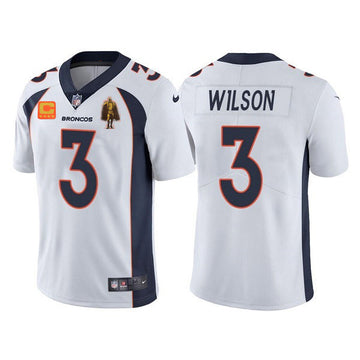 Russell Wilson Denver Broncos white Limited jersey