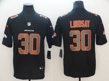 Phillip Lindsay Denver Broncos black Limited jersey