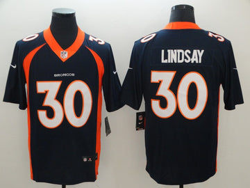 Phillip Lindsay Denver Broncos navy Untouchable jersey