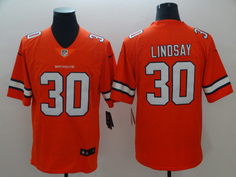 Phillip Lindsay Denver Broncos orange Color Rush jersey